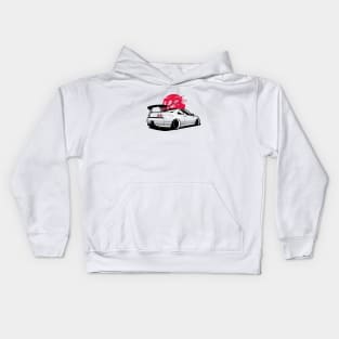 White Skyline GTR R33 Kids Hoodie